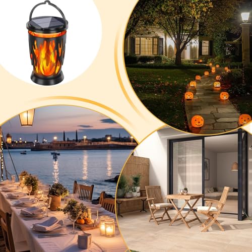 Linternas solares exterior para iluminar patios oscuros sin cables 5