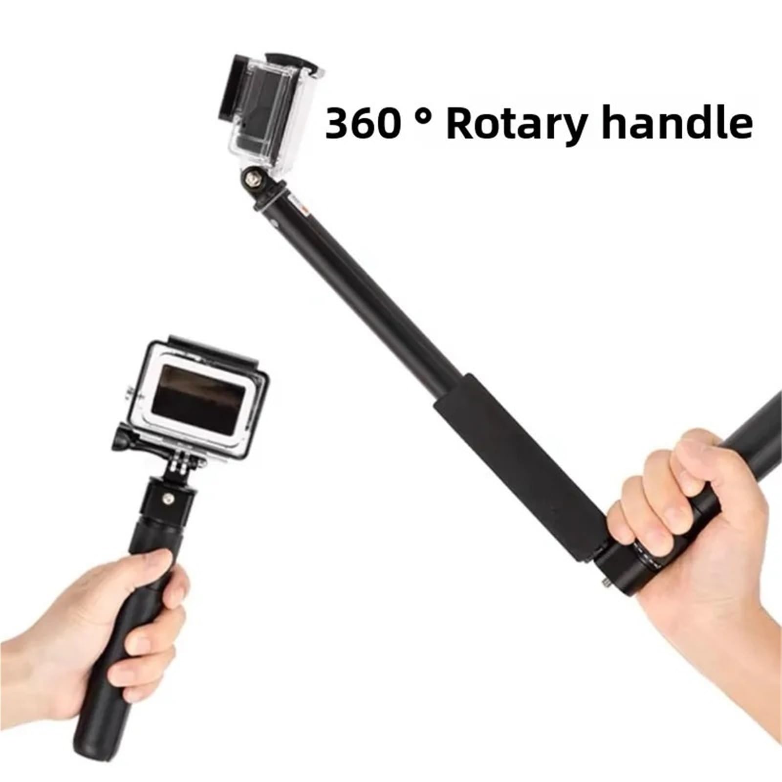 Compatibile con DJI il supporto for treppiede con impugnatura rotante for fotocamera panoramica Bullet Time(1Handle 1SelfieStick)