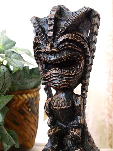 ヴィンテージハワイ ティキ TIKI 木彫り像 守り神 ラッキーアイテム