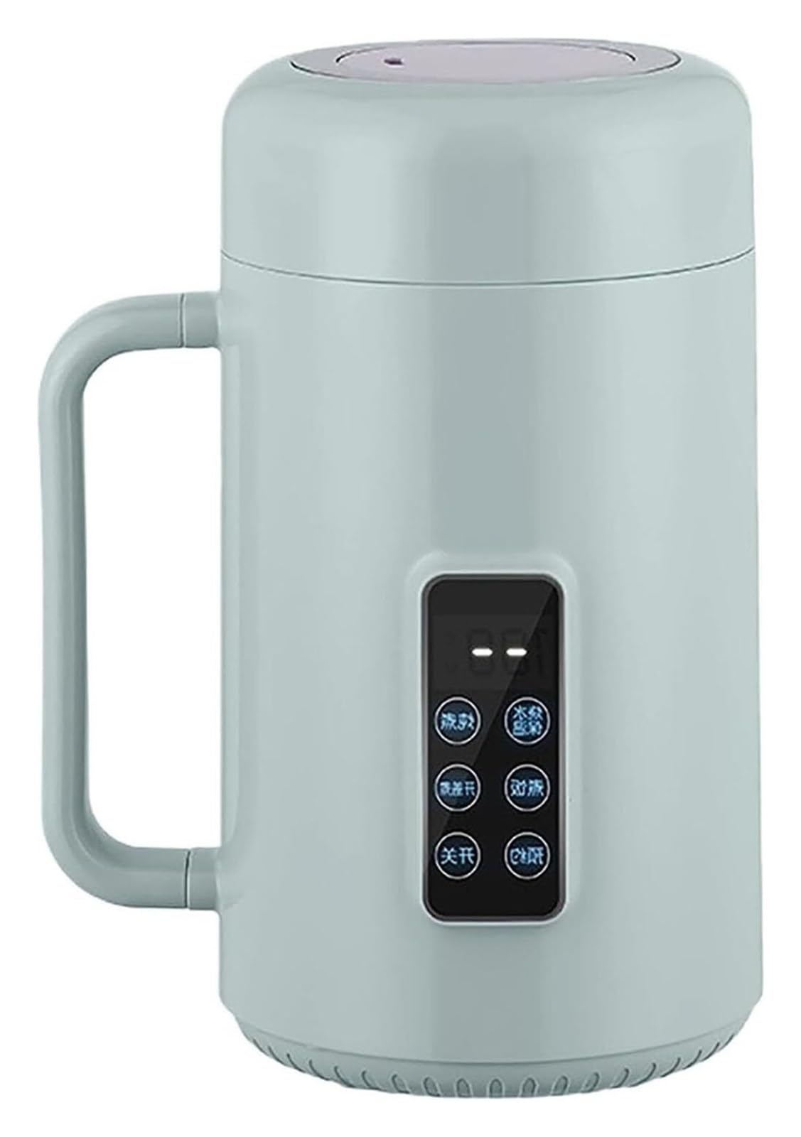 Portable 1000ml Electric Cooker Kettle, 12H Timer Ramen Pot with Ceramic Liner, 500W Fast Boil Water Heater for Travel, Dorm, Hotel & Camping (Green,1pc)(Green) Green 1pcs