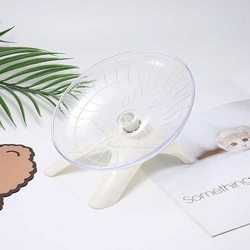 Miniatura 5 de Alipis Rueda de ejercicio de funcionamiento silenciosa de plástico para hámsters, jerbos y chinchillas, color aleatorio