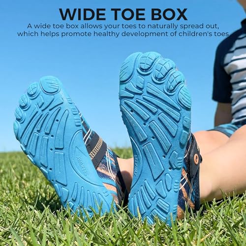 Image of SEEKWAY Barefoot Water Shoes for Kids - Wide Toe Box and Quick-Dry Sand Shoes Toddler for Hiking Swim Beach Pool Kayak Sport Accessories, Camping Essentials Must-Haves for Boys Girls Sizes