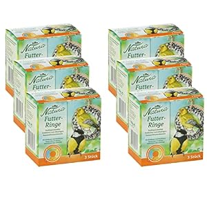 Dehner Natura wildvogelvoerringen, 6 x 3 stuks, 900 g