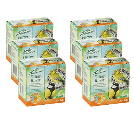 Dehner Natura Mangeoire pour Oiseaux Sauvages Anneaux, 6 x 3 mm, 900 g