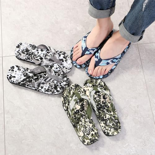 Premium Comfort Camouflage Color Yoga Mat Flip Flops For Men Thong Sandals Slides Summer Slippers Indoor Outdoor Footwear2