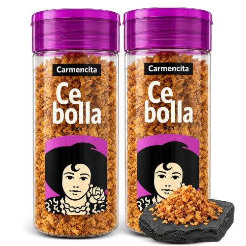 Cebolla frita crujiente Carmencita, Combina bien con hamburguesas, sopas, ensaladas, perritos calientes, cremas, carnes y pescados, panes caseros, Contiene 2 Unidades de 125 gr