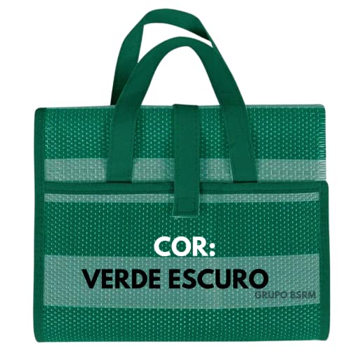 Esteira de Praia Dobrável Verde Escuro