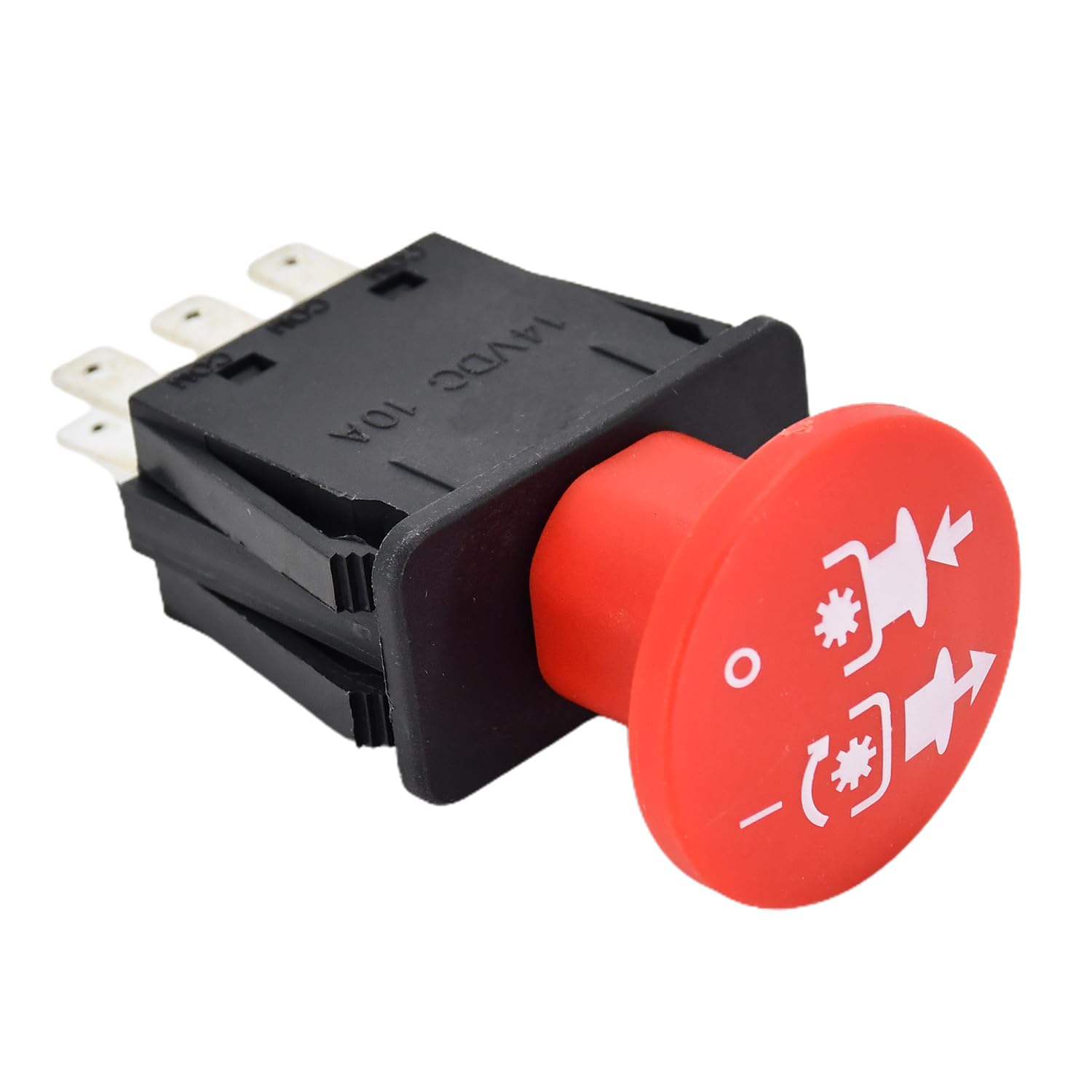 597520401 Interruptor PTO de 10 amperios 430-433 539131627 539101768 589887201 compatible con Husqvarna Craftsman AYP Dixon cortacésped DX260 DX272 LZ6127 7230 Mower ZT 61 MZ 6128 28ZT PZT