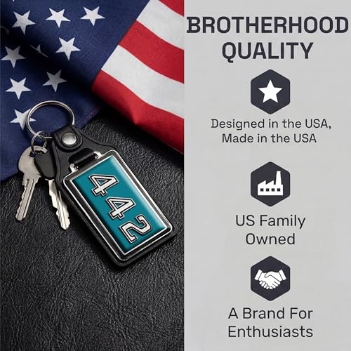 Image of Brotherhood Car Key Chain for Cutlass - Classic Models Keychain for Men and Women Gift Key Ring