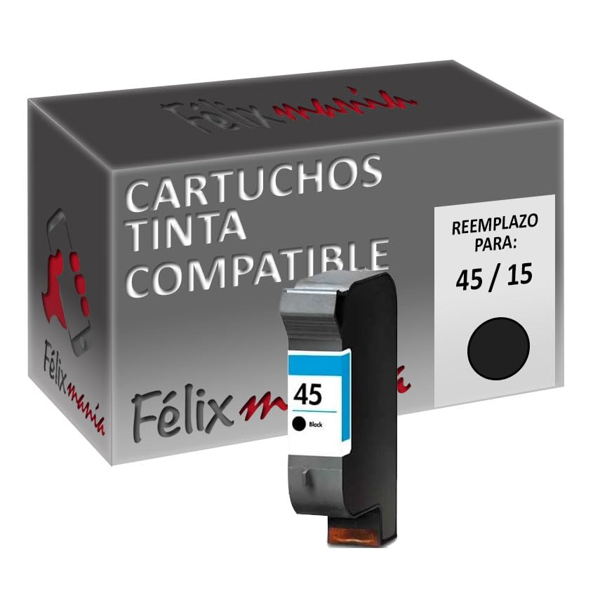 Cartucho Tinta Compatible para HP 45