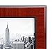 Kiera Grace Abby Picture Frame, 8 by 10 Inch, Walnut Wood Grain with Black Trim