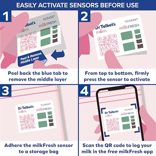 Image of Dr. Talbot's Mom MilkFresh Breast Milk Sensors - 20 Pack