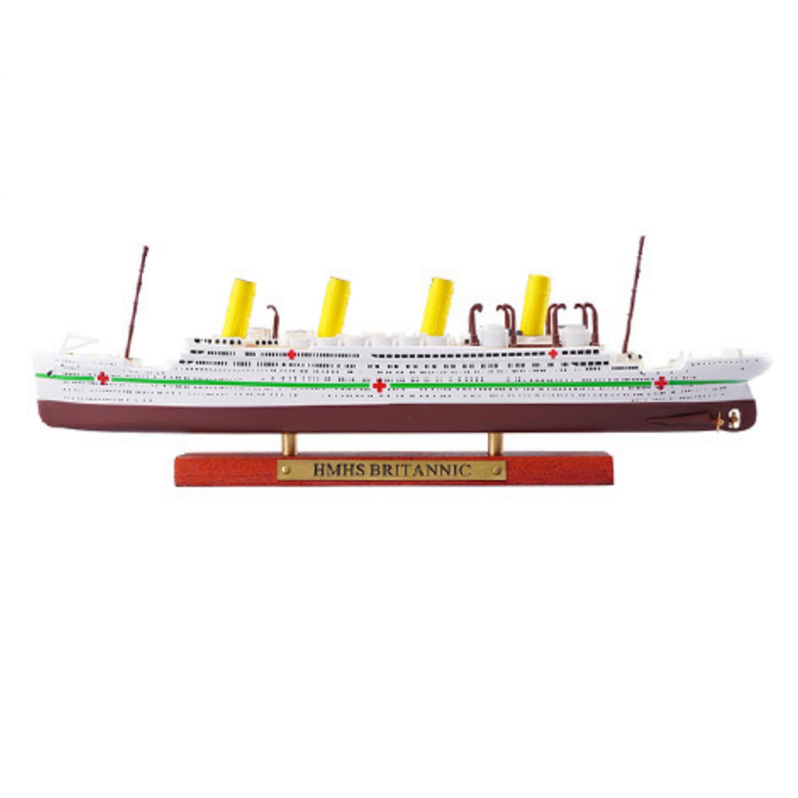 1:1250 Scala HMHS Britannic Cruise Ship Model Alloy Die-Cast Vessel Steamship Miniature Hobby Model Kit per adulti e bambini