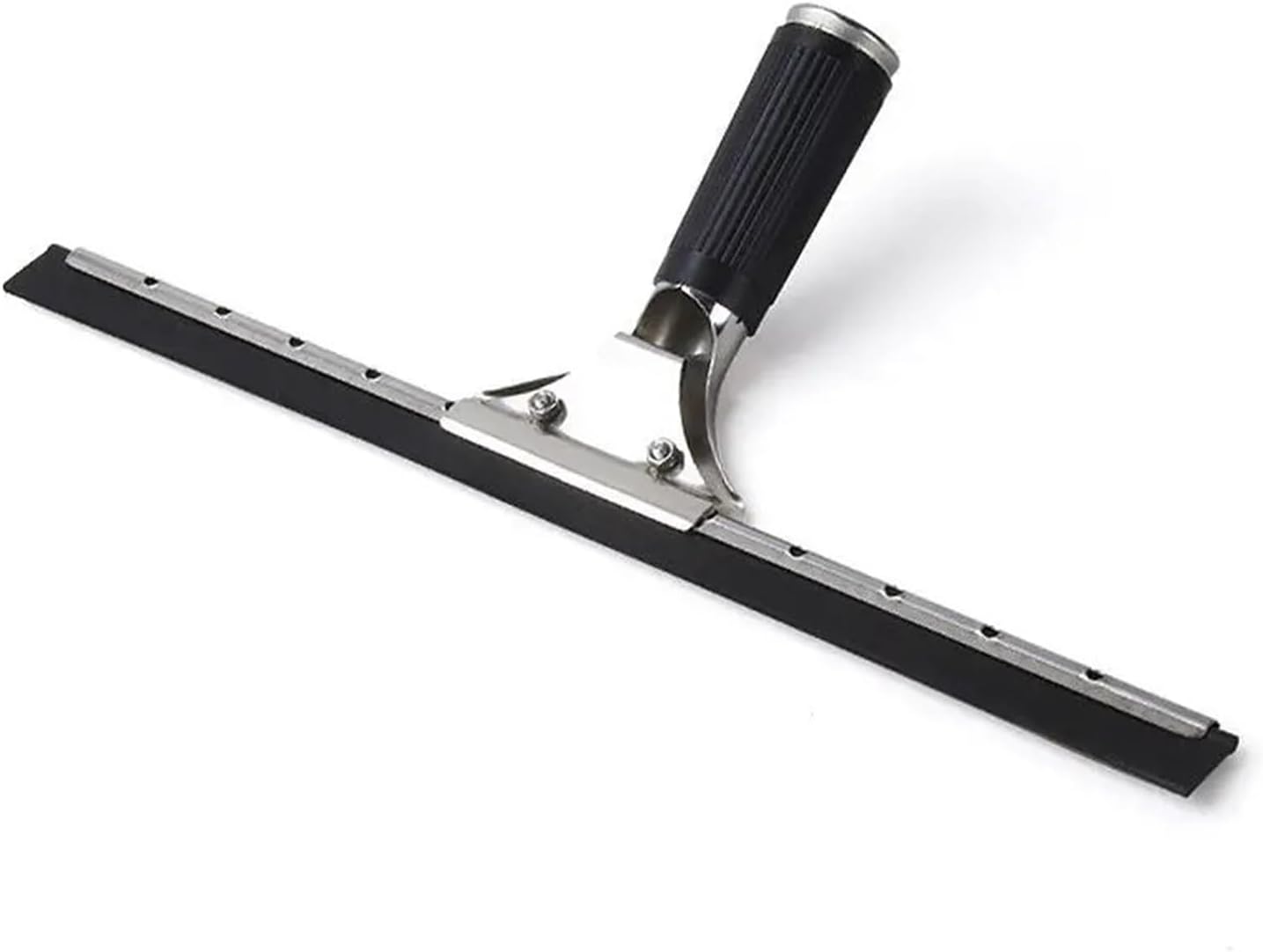 Glass Scraping Artifact Window Brush Cleaning Wiper Single-Sided Floor Squeegee(Black 35cm)