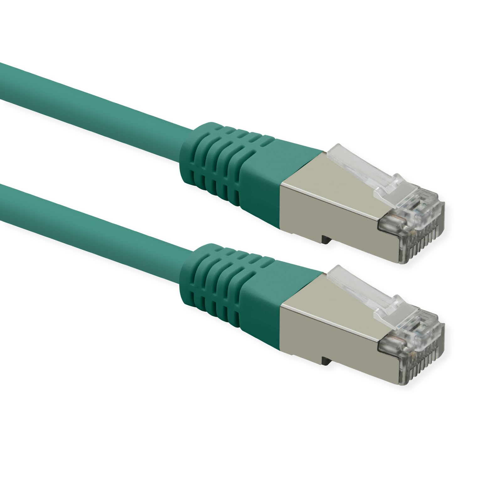Roline Cable de conexión Cat.6 (Clase E), PoE, S/FTP (PiMF), Verde, 20 m