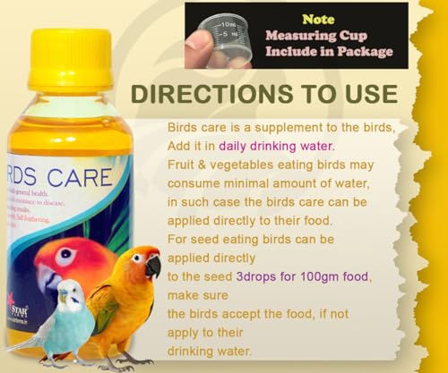 Image of Breed Formula for Birds, Protein & Vitamin Blend, Boosts Fertility & Egg Production, for Canaries, Parrots & Cockatiels, 100ml (Birds Health Care)