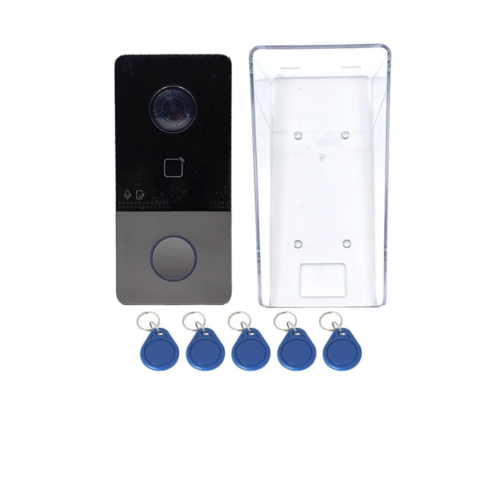 HVSYVVSRL Wireless WIFI IP65 POE 2MP Camera Video Intercom IP Villa Door Phone Outdoor Station Doorbell Two Way Audio(KV6113-Cover-Fobs)