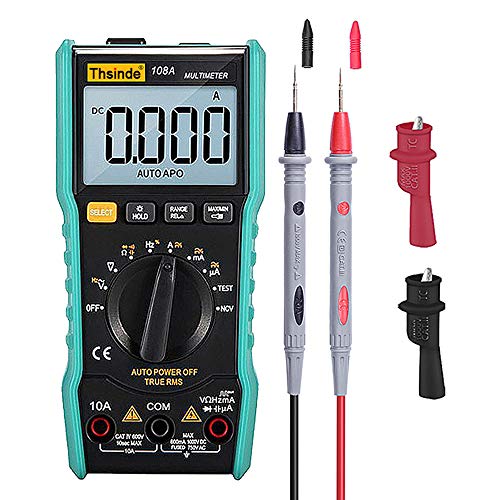 Auto Ranging Digital Multimeter - Sine/Triangle Wave Out Put Voltage Tester AC/DC Voltage AC/DC Current Ohm Volt Test Diode Continuity Test