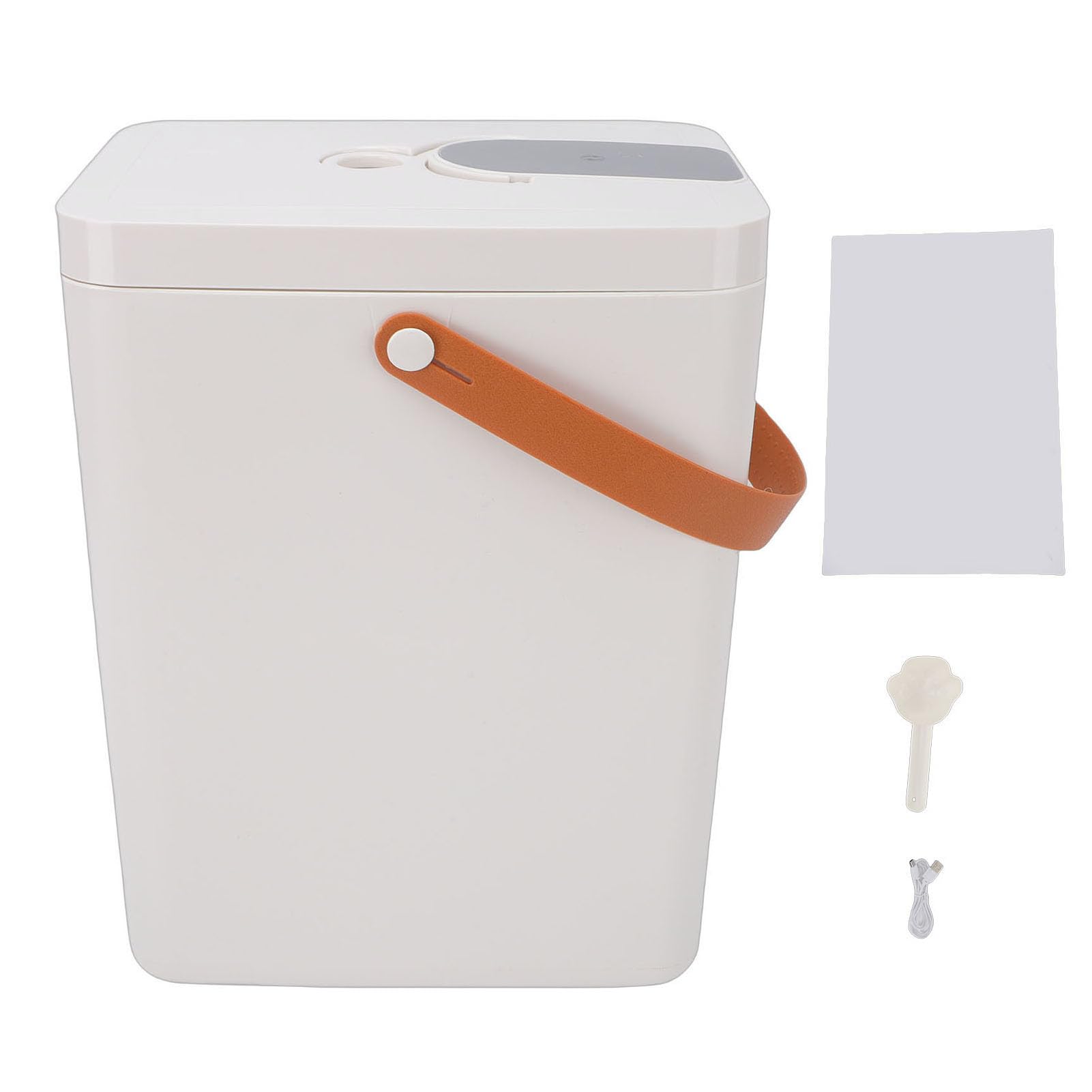 Zerodis Cubo de Comida para Mascotas Al Vacío, Contenedor Hermético de Almacenamiento de Alimentos para Mascotas con Función de Sellado para Comida para Gatos, Perros y Pájaros, Plástico