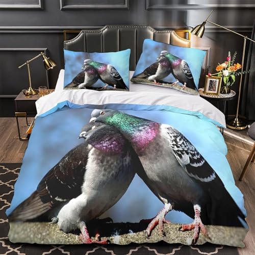 Housse de couette pingouin Super King 260x220 cm en microfibre - 2