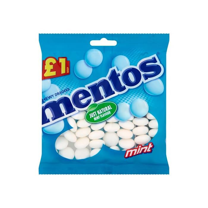 Mentos Chewy Dragees Mint, 135 Gm