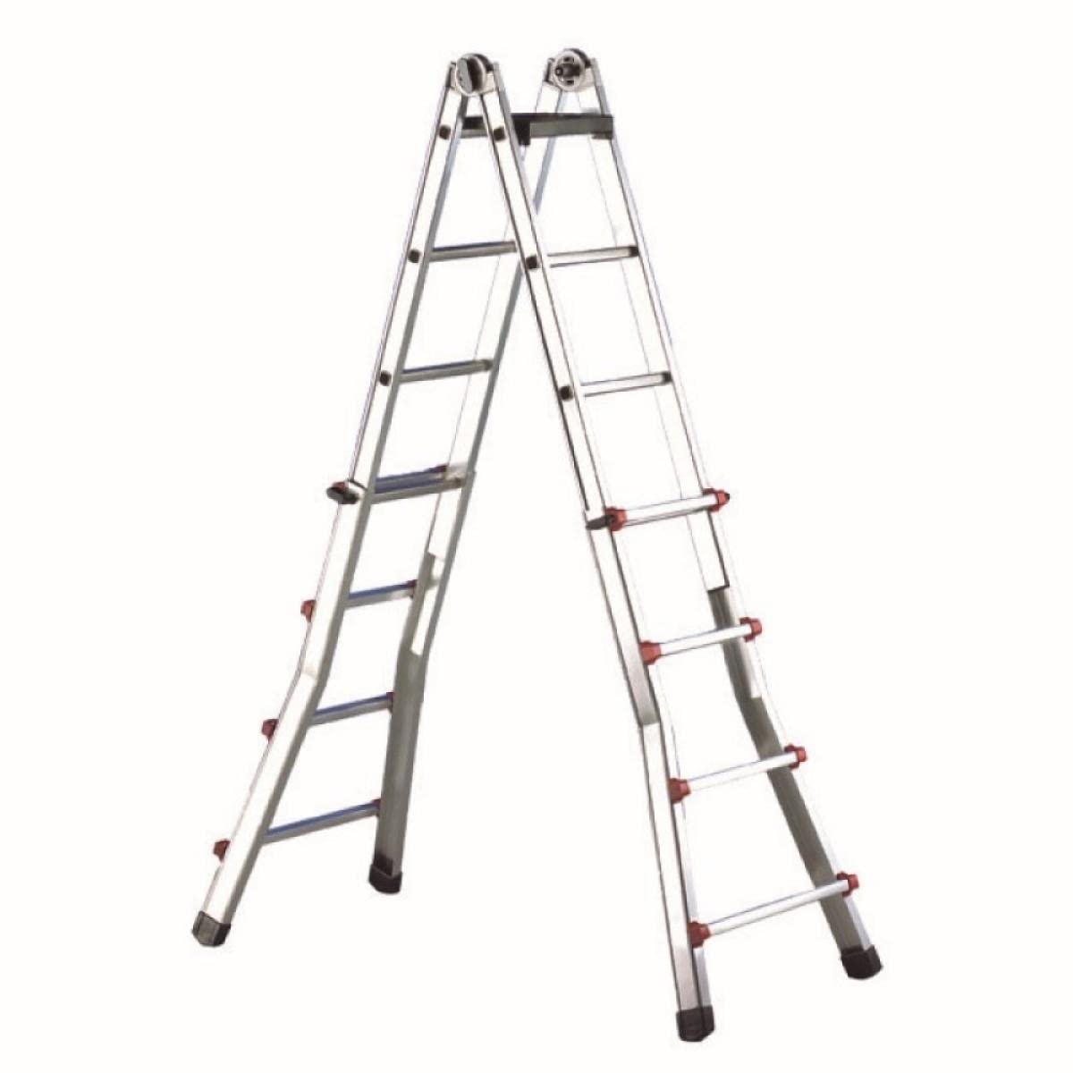 Svelt - Escalera Telescopica Aluminio 8+8 Peldaños Esc8 Unidad