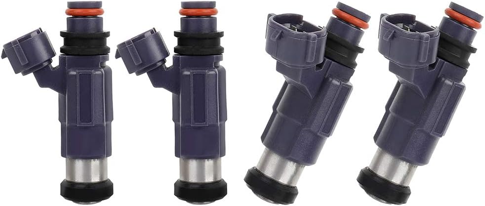 4Pcs Fuel Injectors ANGLEWIDE INP-782 Fuel Injectors Set fit for 2001-2003 for Mazda for Protege 2.0L, 2002-2003 for Mazda for Protege5 2.0L, 4 Holes