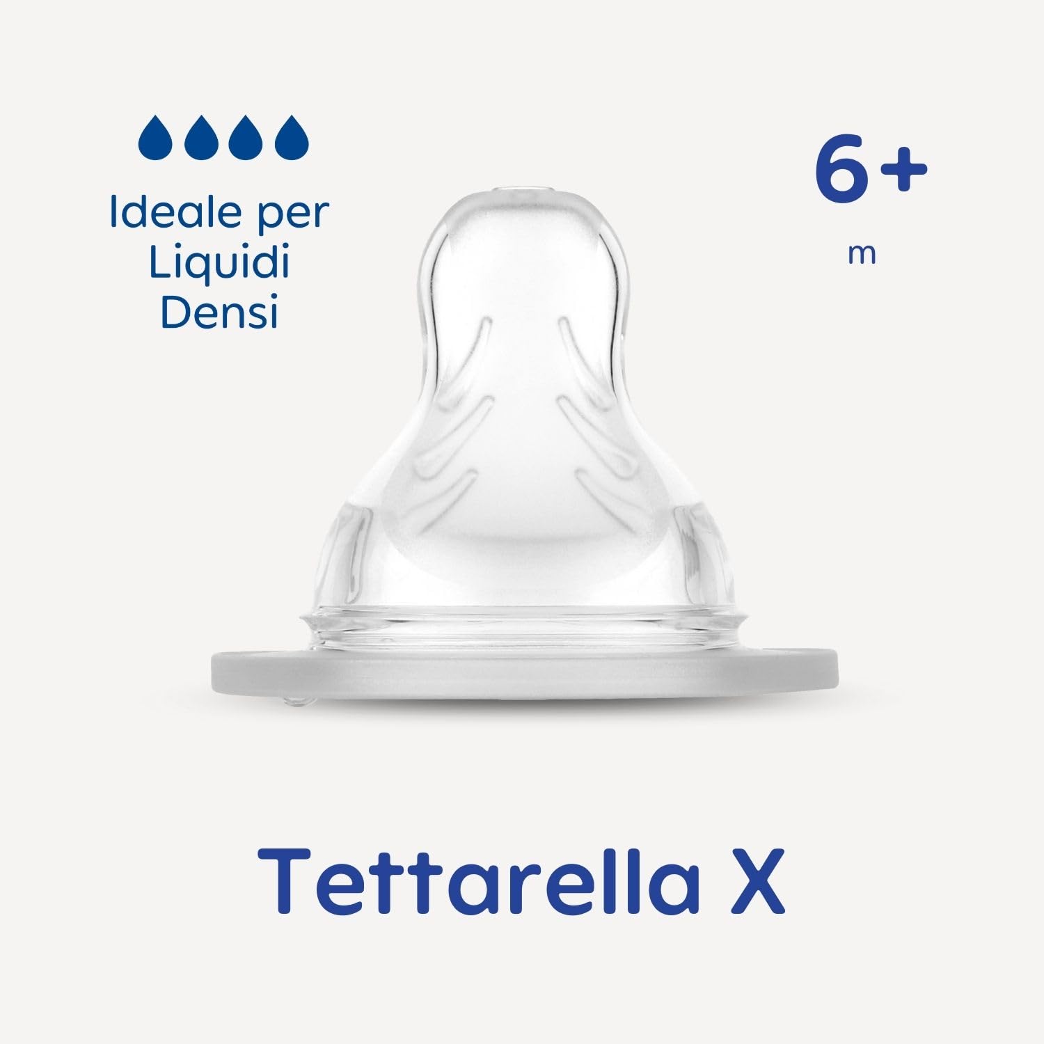 MAM Quadripack con 2 Tettarelle Misura 3 e 2 Tettarelle Misura X (Set da 4), Tettarella MAM piatta e simmetrica in morbido Silicone SkinSoft, Kit da 2 accessori neonato 4+ mesi per l'allattamento