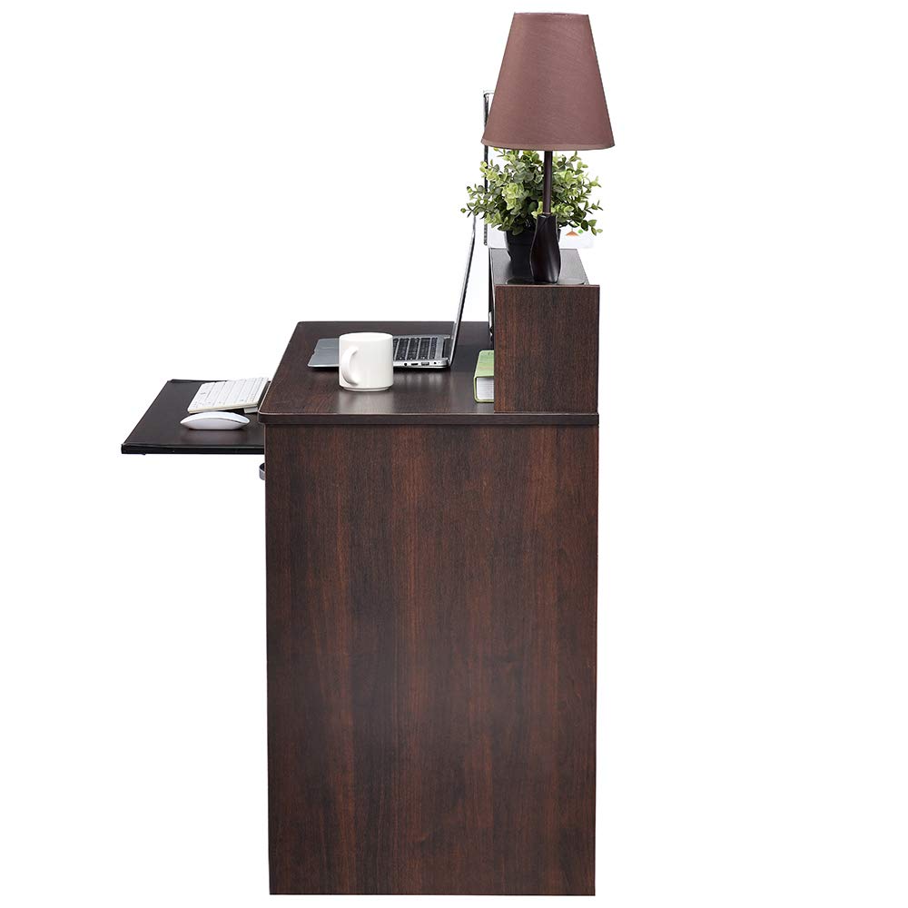 ROCKPOINT Axess Computer Keyboard Tray and Drawer Small Home Office Bedroom, Homework and School