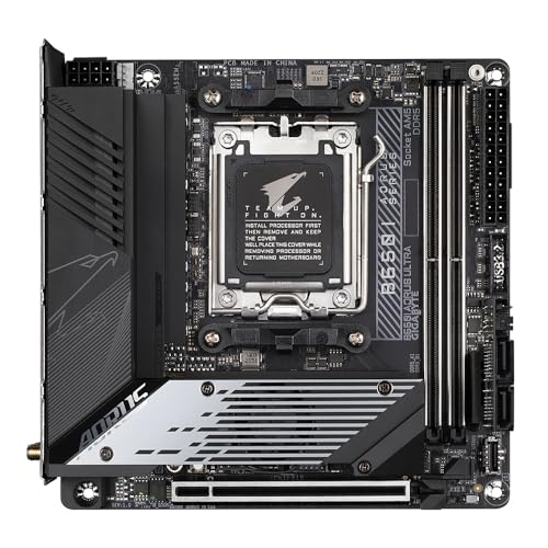 Gigbayte Aorus B650I AORUS Ultra (attacco AM5/B650/DDR5/S-ATA 6Gb/s/Mini ITX) - Scheda madre - Immagine 1