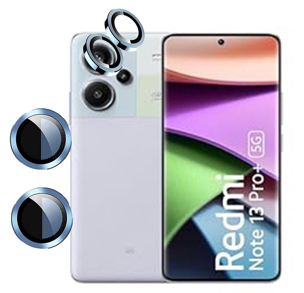 FabeKee Tempered Glass Camera Lens Protector For Redmi Note 13 Pro+ 9H Hardness, Full Coverage Anti Scratch Camera Metal Ring (redmi note 13 pro plus, Sierra Blue) (B0D1YDXLYR) Amazon Price History, Amazon Price Tracker