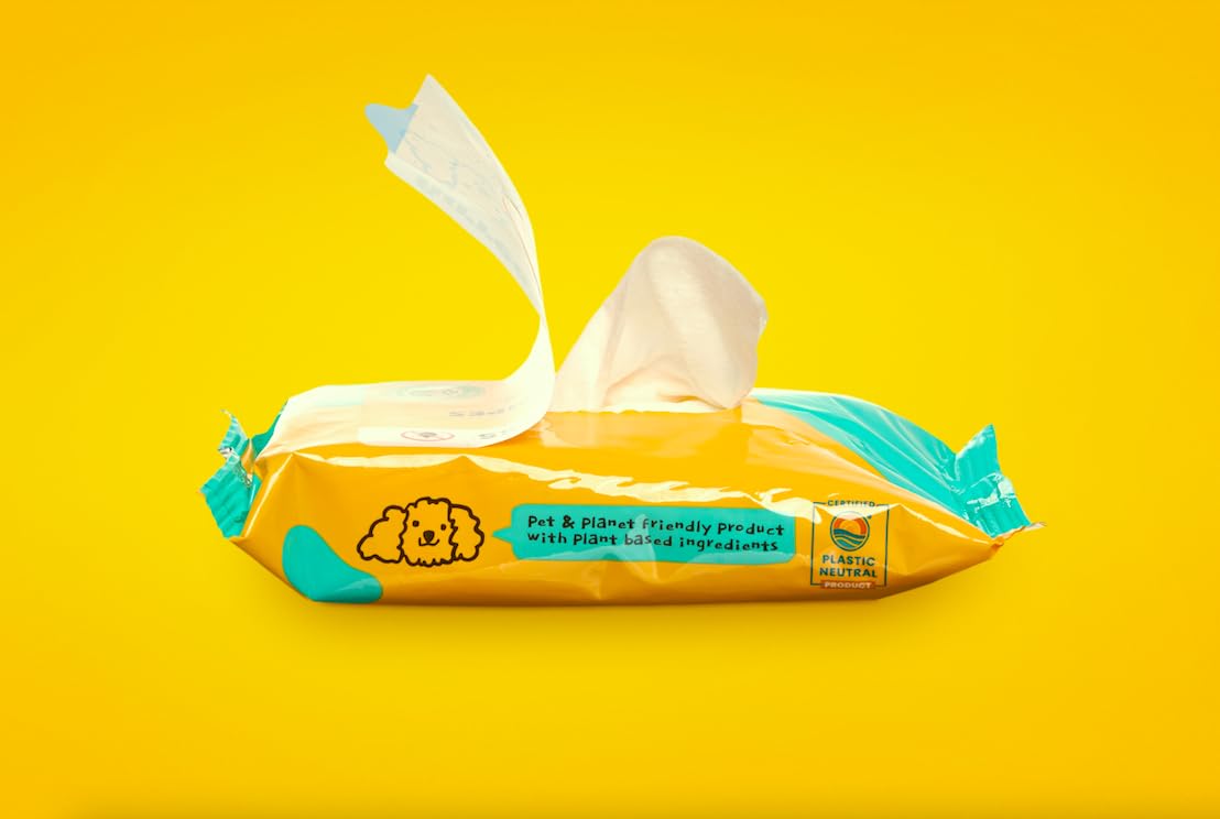 Tickless Natürliche Insekten-Tücher für Haustiere - 6er-Packung | Feuchttücher gegen Zecken, Flöhe, Mücken