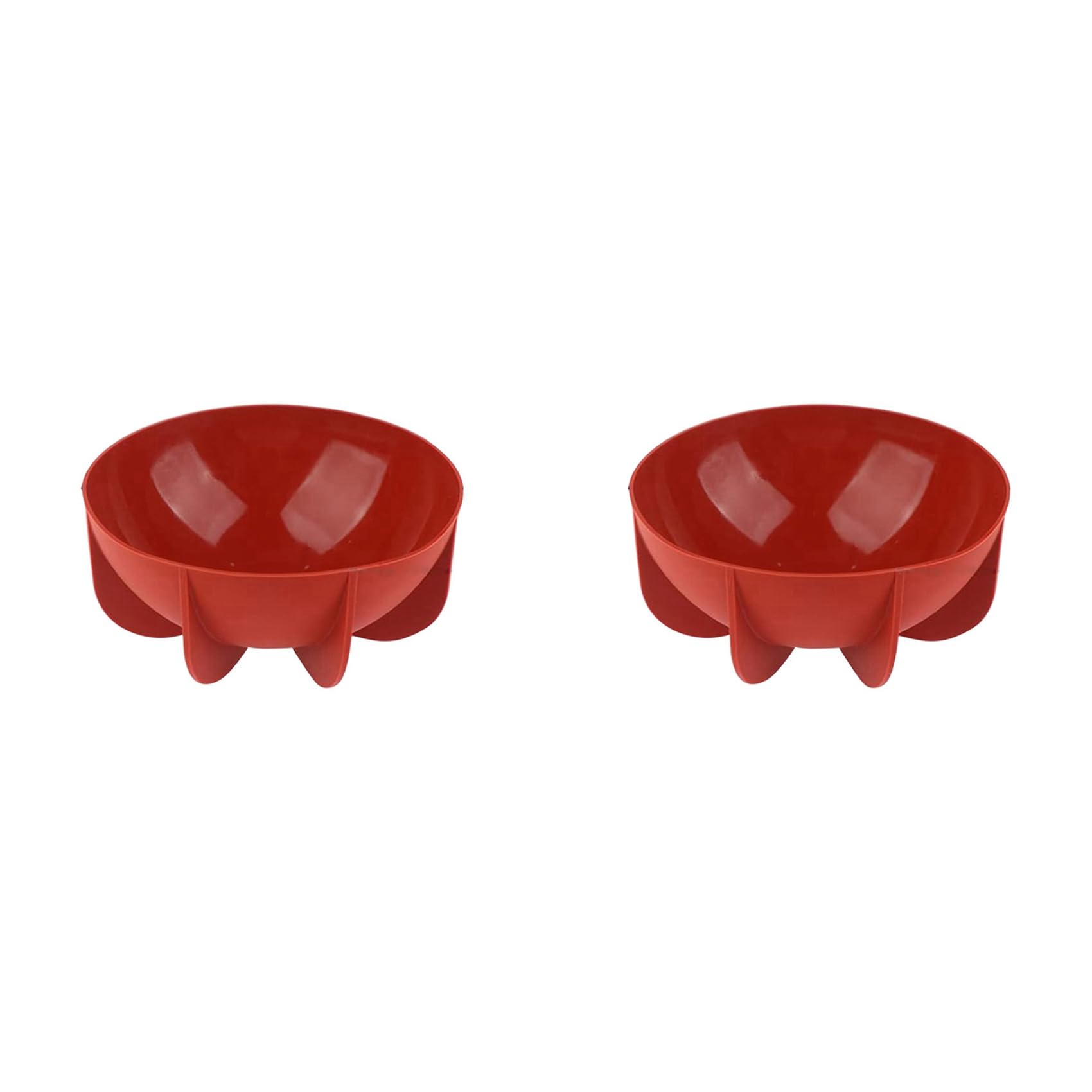 PAGJHRFJG 2X Baking Mold Silicone Hemisphere Pan Dome Silicone Mould Planet Mould Semicircle Shape Cake Mold,Brick Red