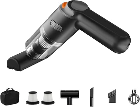 Car Portable Hand Vacuum 120W High Power Handheld Vacuum Auto Accessories for Interior Detail