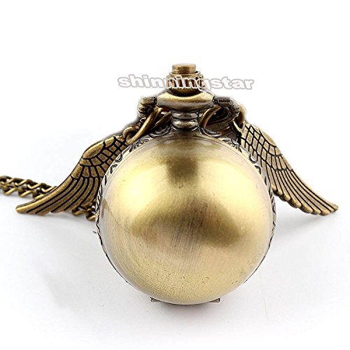 Image of Mens Five-Pointed Star America Pocket Watch Quartz Movement Steampunk Fob Watches for Man Gifts