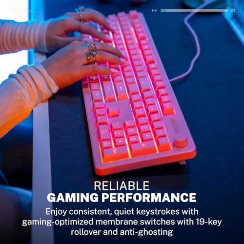 Teclado Gamer Nightfall Gaming Keyboard USB-A RGB miniatura 2