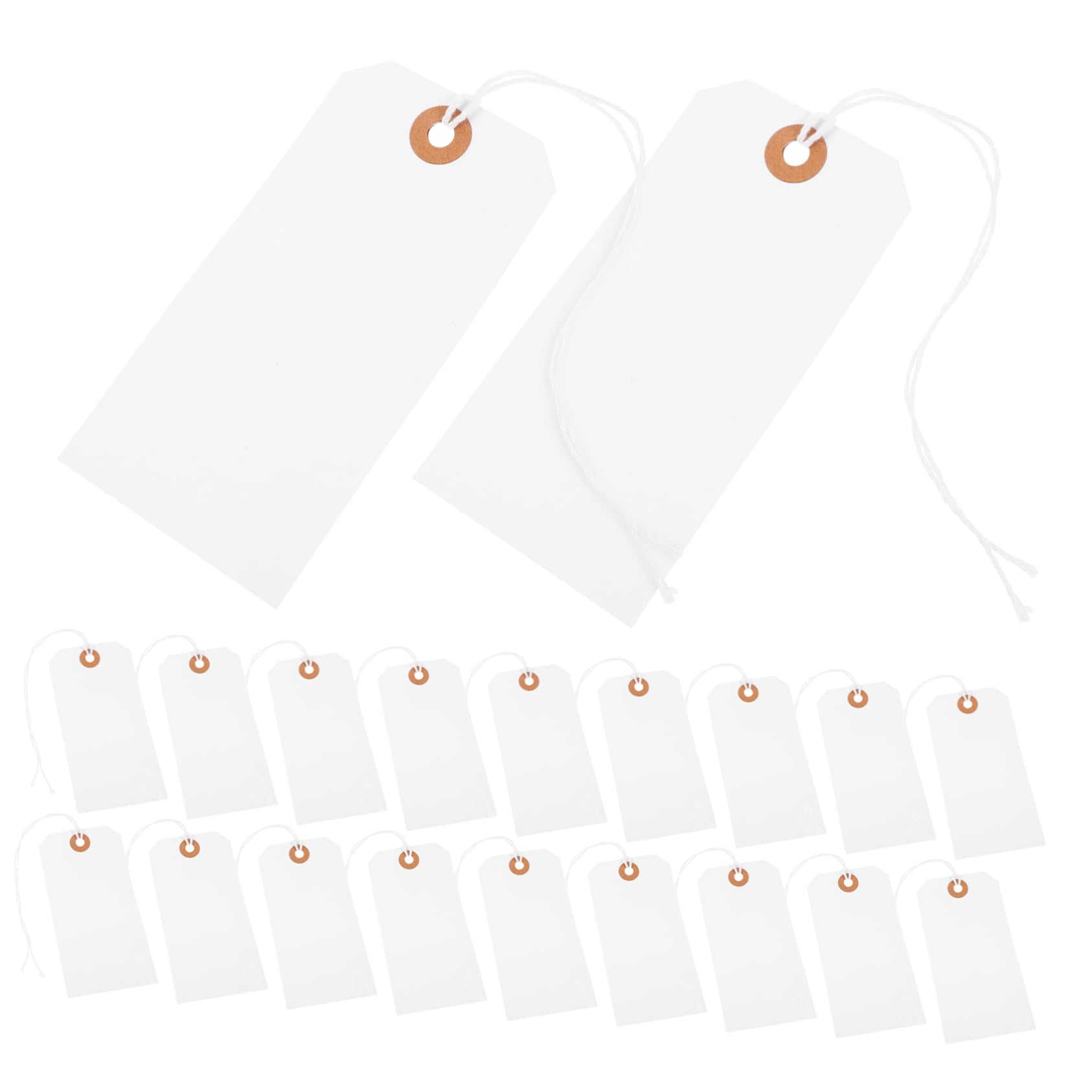 OSALADI 5 Ensembles Étiquettes Pour Le Marquage Étiquettes Vierges En Papier Étiquette De Marquage Vide Étiquettes De Bijoux Étiquettes De En Papier 100 Pièces * 5