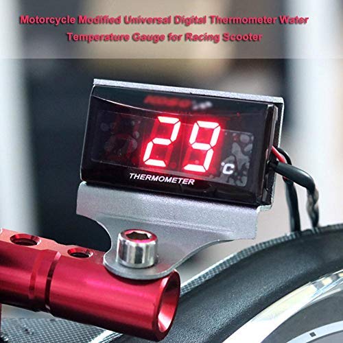 a utilisé la température universelle de l'eau du thermomètre de direction de la moto modifiée avec l'indicateur LED pour rivaliser avec la Vespa