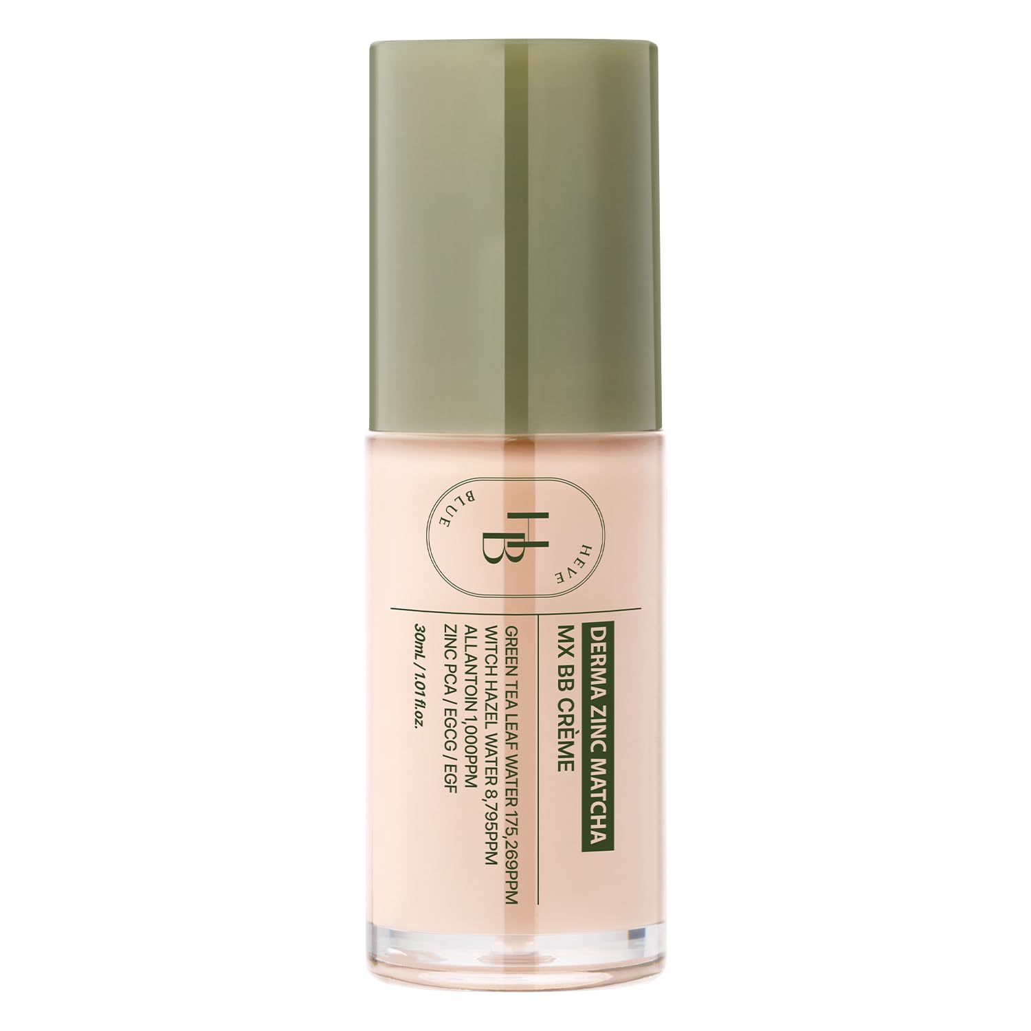 Amazon.com: HEVEBLUE Derma Zinc Matcha MX BB Cream 3.0 Fair