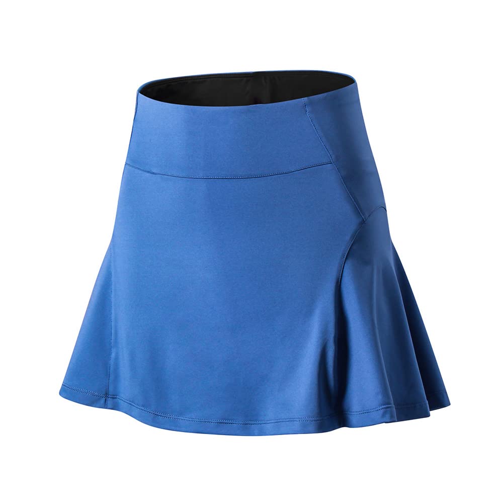 women sports skirt high waist qui dry po et ruffles lining yoga tennis running fitn gym skort