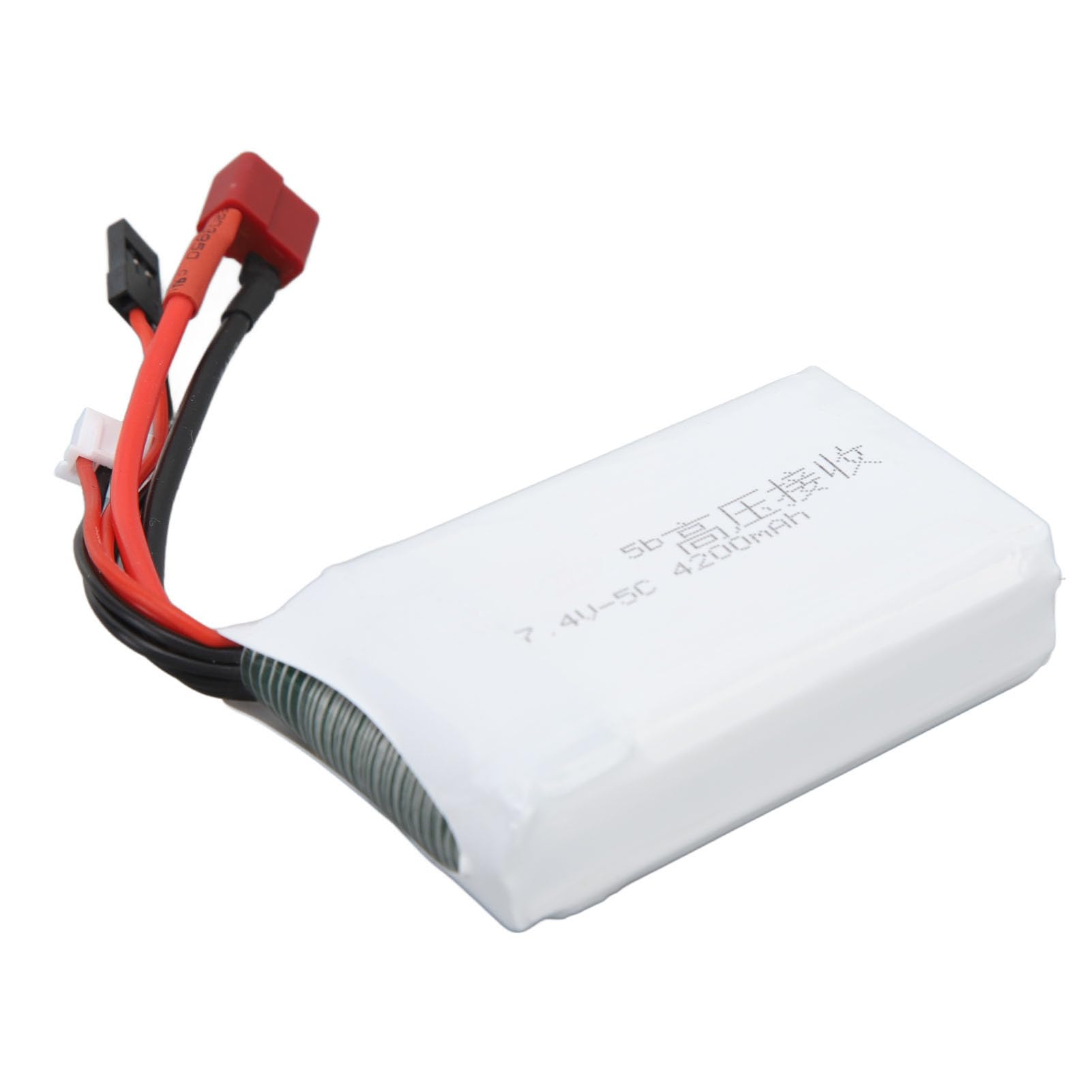 RC 7.4V 4200mAh Bateria litowa Lekka ochrona przed przeładowaniem Wtyczka T Baterie RC Do zabawek RC Wysoka wydajność Trwałe Długotrwałe Zasilanie Do Samochodów Zdalnie