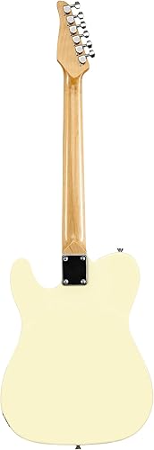 Miniatura 2 de LyxPro Guitarra eléctrica de 30 pulgadas, serie TL, cuerpo de madera de Paulownia de tamaño completo, golpeador de 3 capas, cuello en forma de C,