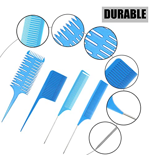Set de Peines Rat Tail para Estilistas (4 Piezas) miniatura 3