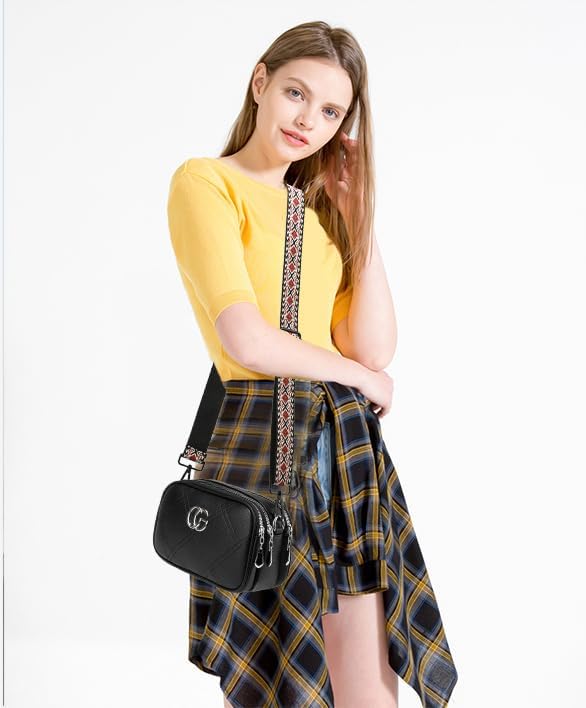 Crossbody Straps for Purses Silver Hardware Purse Strap Wide Shoulder Strap - Image 4