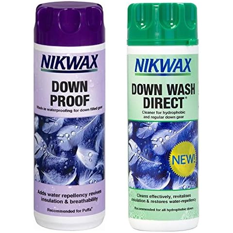 NIKWAX DOWN PROOF EASY USE WASH IN WATERPROOFING FOR DOWN FILLED GEAR PACK OF 2 by Nikwax Cover