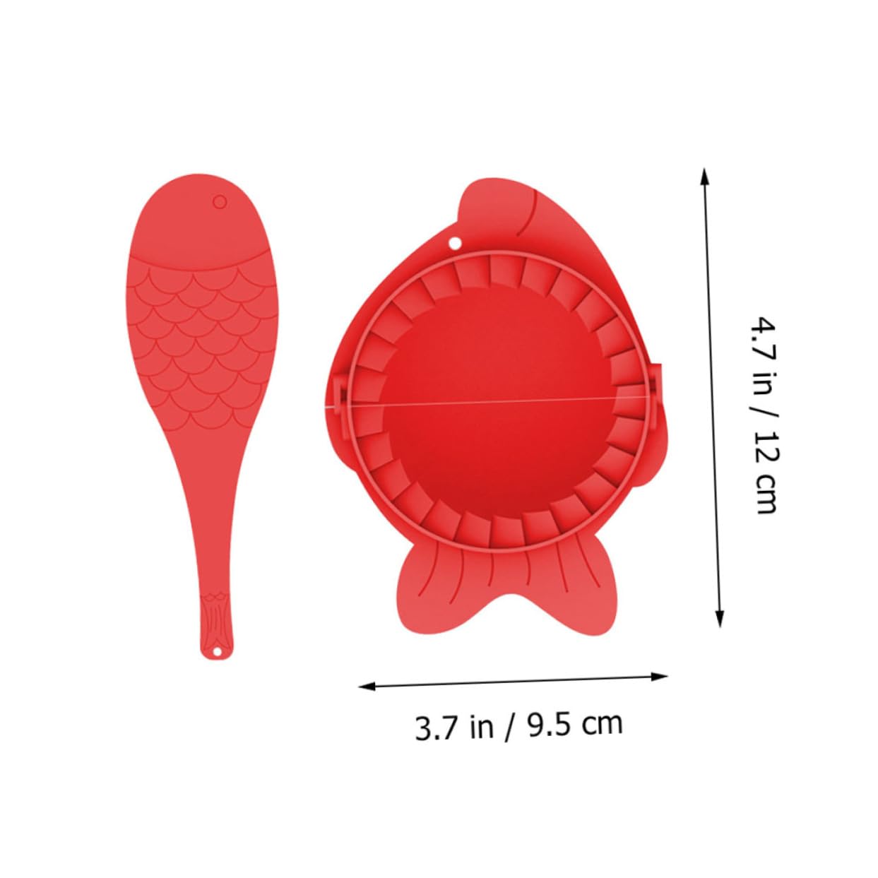 Amosfun 2Sets Dumpling Maker Molds Kitchen Gadget for Easy Dumpling Wrapping Includes Spoons for Making Empanadas Ravioli Pies