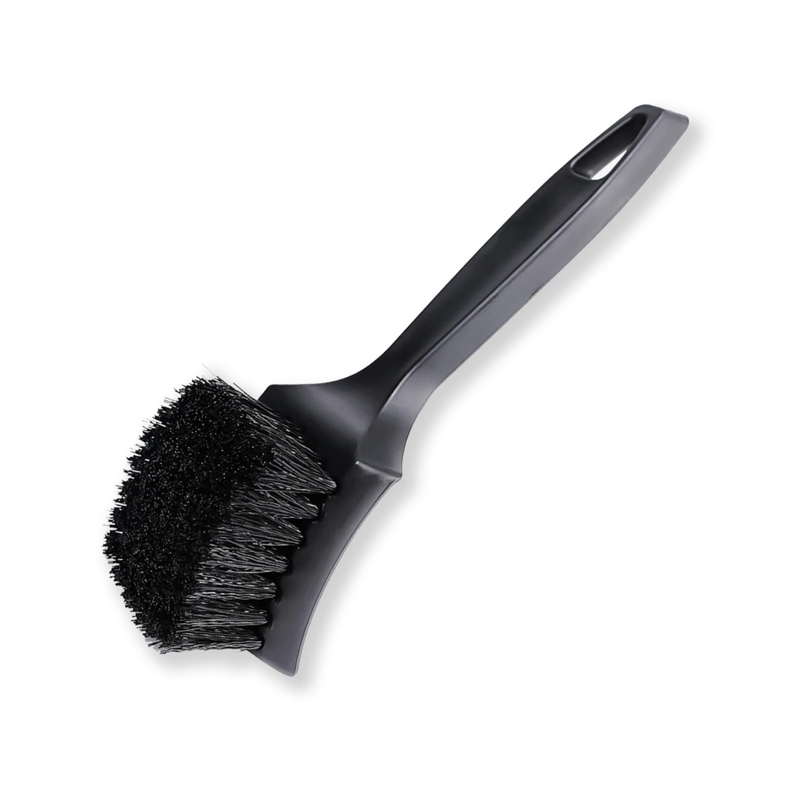 1Pcs Detailing Car Wheel Cleaning Brush, Car Tire Cleaning Brush, Multifunction Alloy Wheel Brush Easy Dirt Removal Bristles with Comfortable Handle for Tires, Rims, Motorcycles, Bicycles, Boats