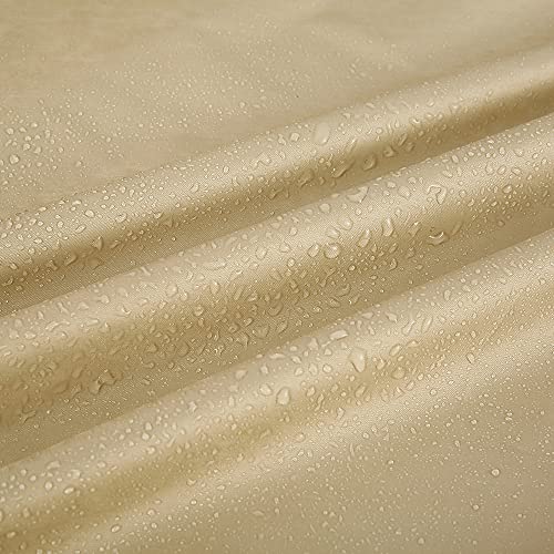 Patio Hanging Egg Chair Cover Heavy Duty Waterproof Patio Outdoor Wicker Swing Seat Cover Chair Garden Furniture Protective Cover Uv Resistant 75 X 45Inch (Beige) #TOP4