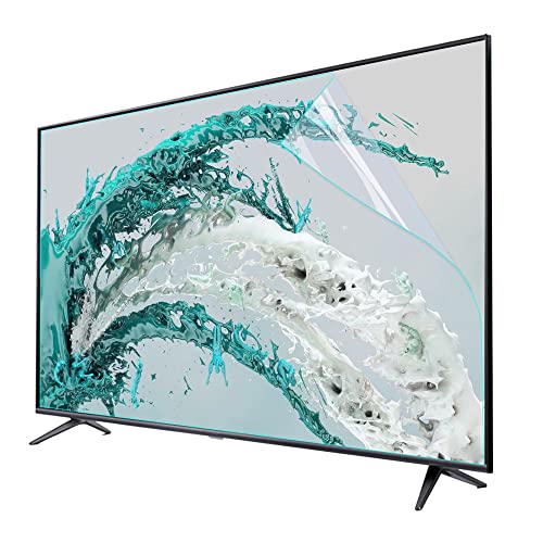 DLAZUM Protector de Pantalla para TV de 32 a 75 Pulgadas, película de protección Ocular antiluz Azul, Filtro LCD, película antirreflejo y antiarañazos.,32in 698x392mm