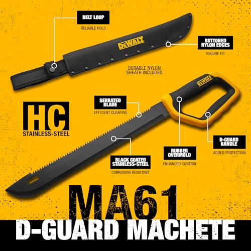 DEWALT 21 Inch MA61 D-Guard Machete